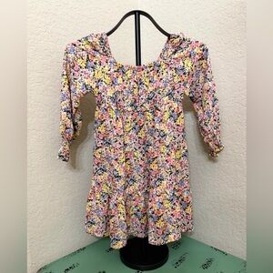 Old Navy Girls Medium (8) Fit and Flare Floral Spring Easter Dress